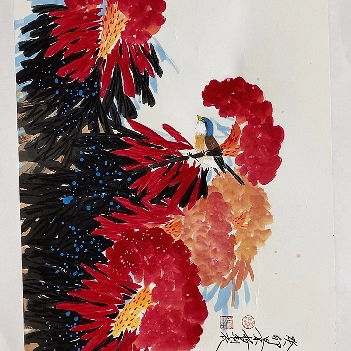 国画作品多次入选国内外