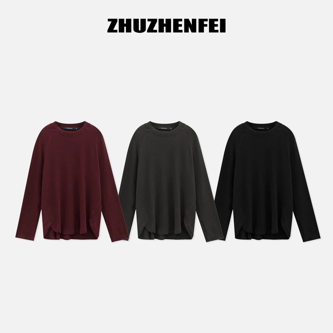 ZHUZHENFEI【呼吸律动】舒适透气休闲简约宽松百搭打底衫Z353116