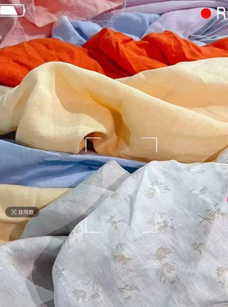 水洗亚麻汉麻雨露麻等精品布