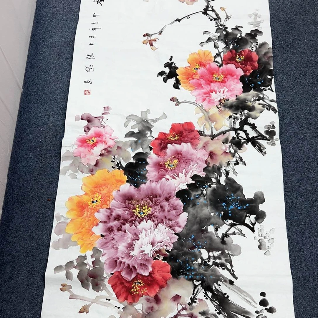 国画宣纸国画纯手绘作品