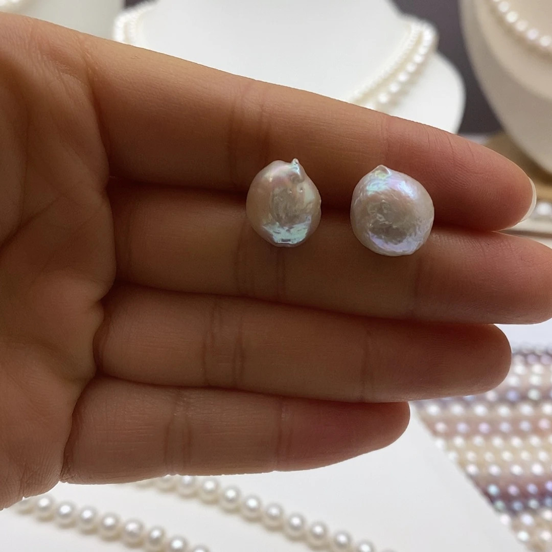 淡水珍珠颈饰银S925镶嵌