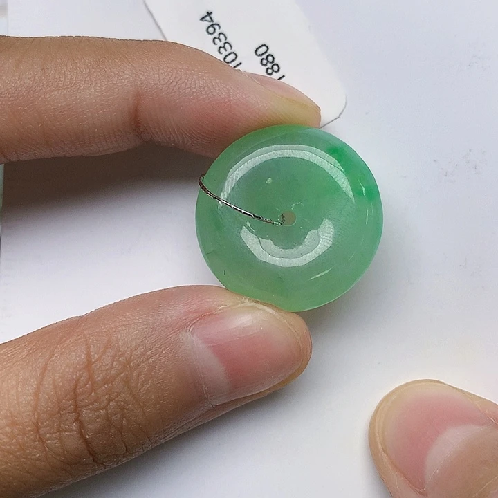 颈饰未镶嵌翡翠天然翡翠