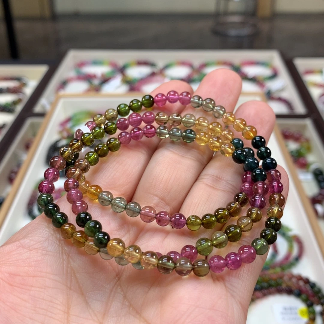 未镶嵌碧玺手链5左右