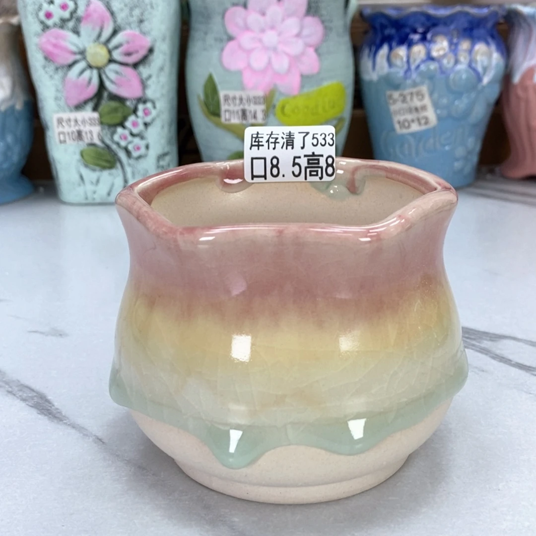 @夏西陶瓷花盆@@5533