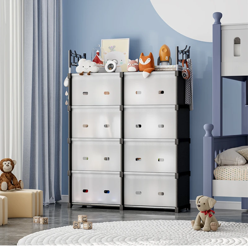 抽屉式内衣内裤袜子收纳盒卧室衣物多层整理柜靠墙床头塑料收纳柜