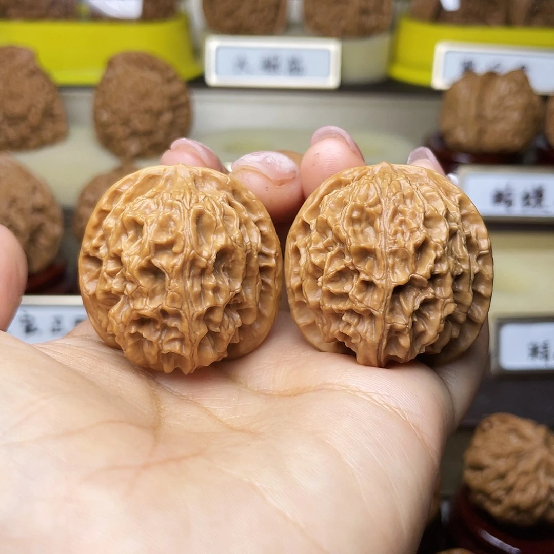 把件文玩核桃毛****调苹果园35左右