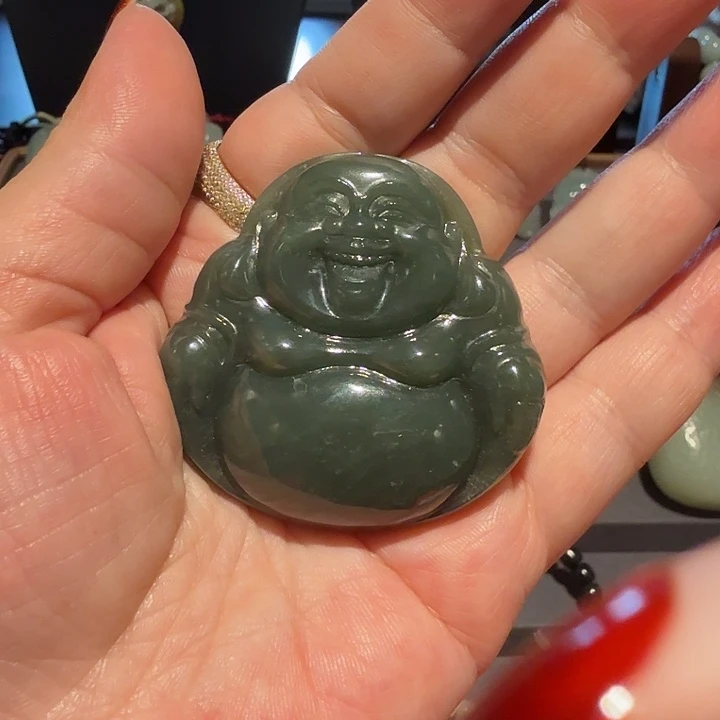 和田玉（青玉）未镶嵌颈饰