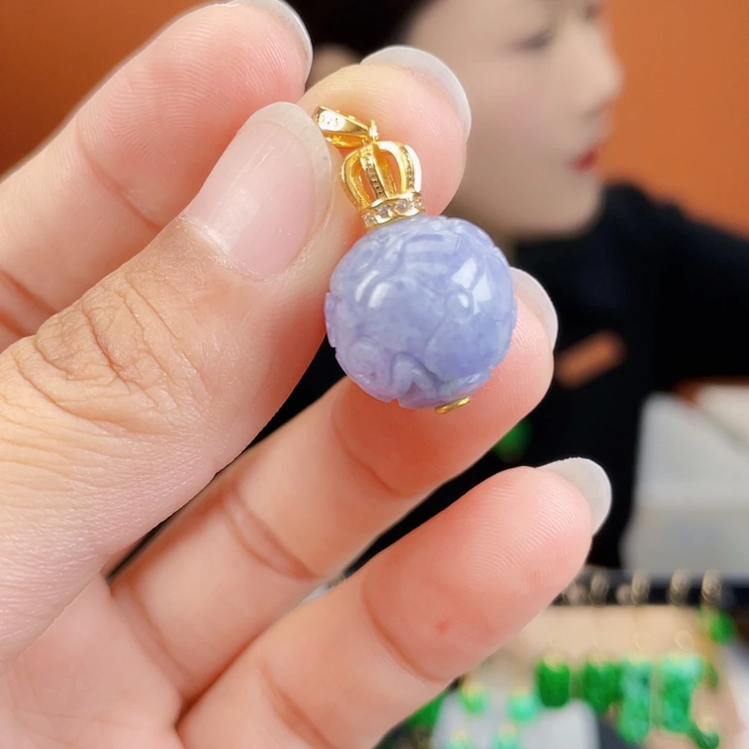 翡翠未镶嵌耳饰饰品