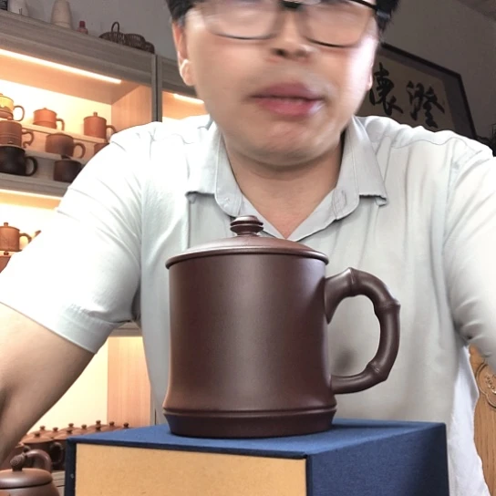 茶杯段泥竹节杯容量500