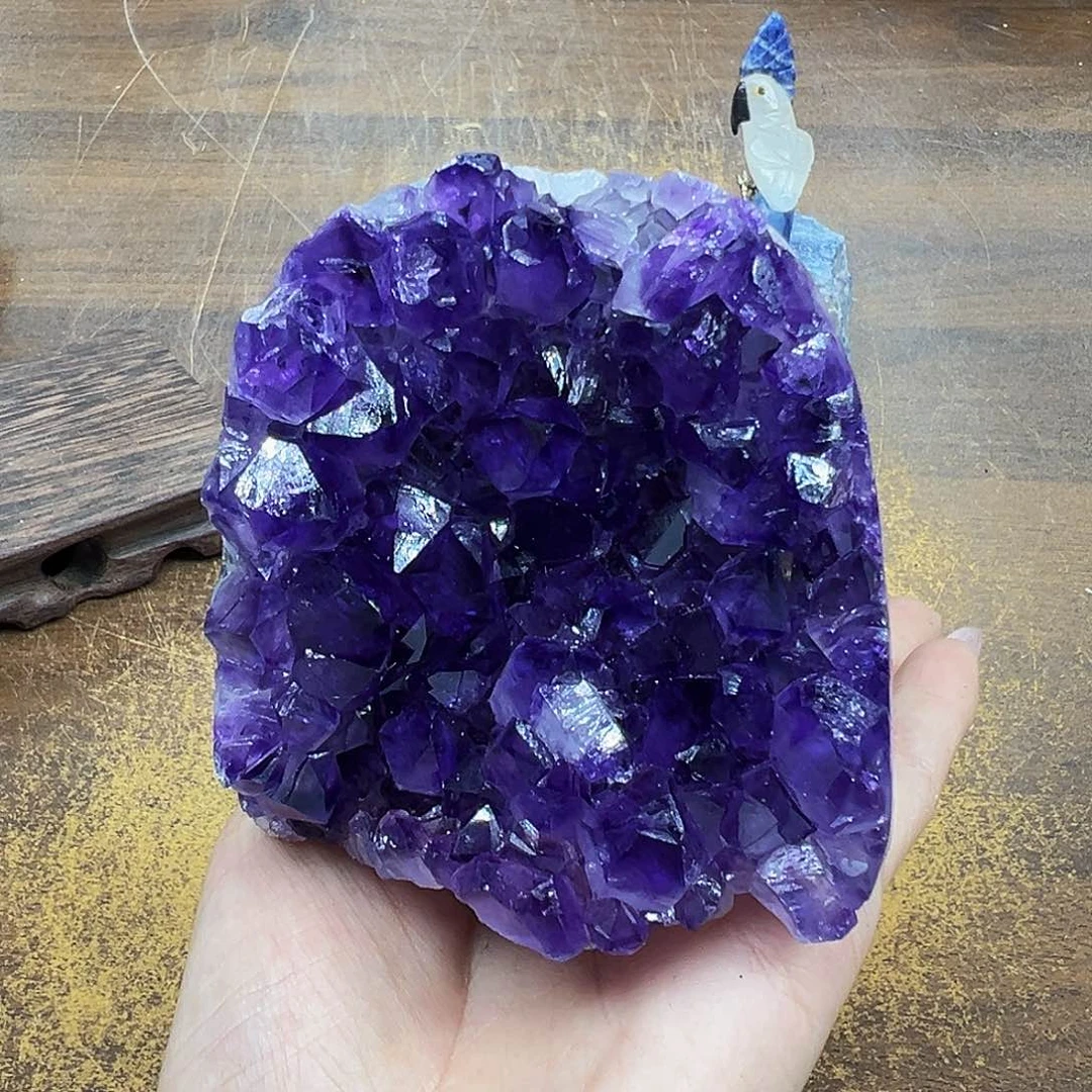 紫晶摆件未镶嵌晶体