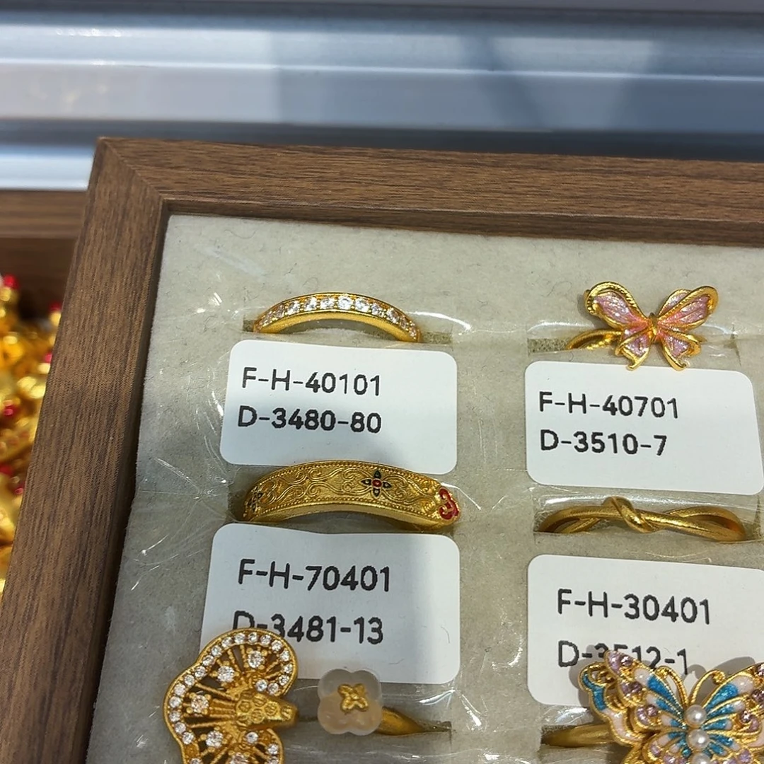 铜合金3480强保色发 1 个壹笔壹戒指