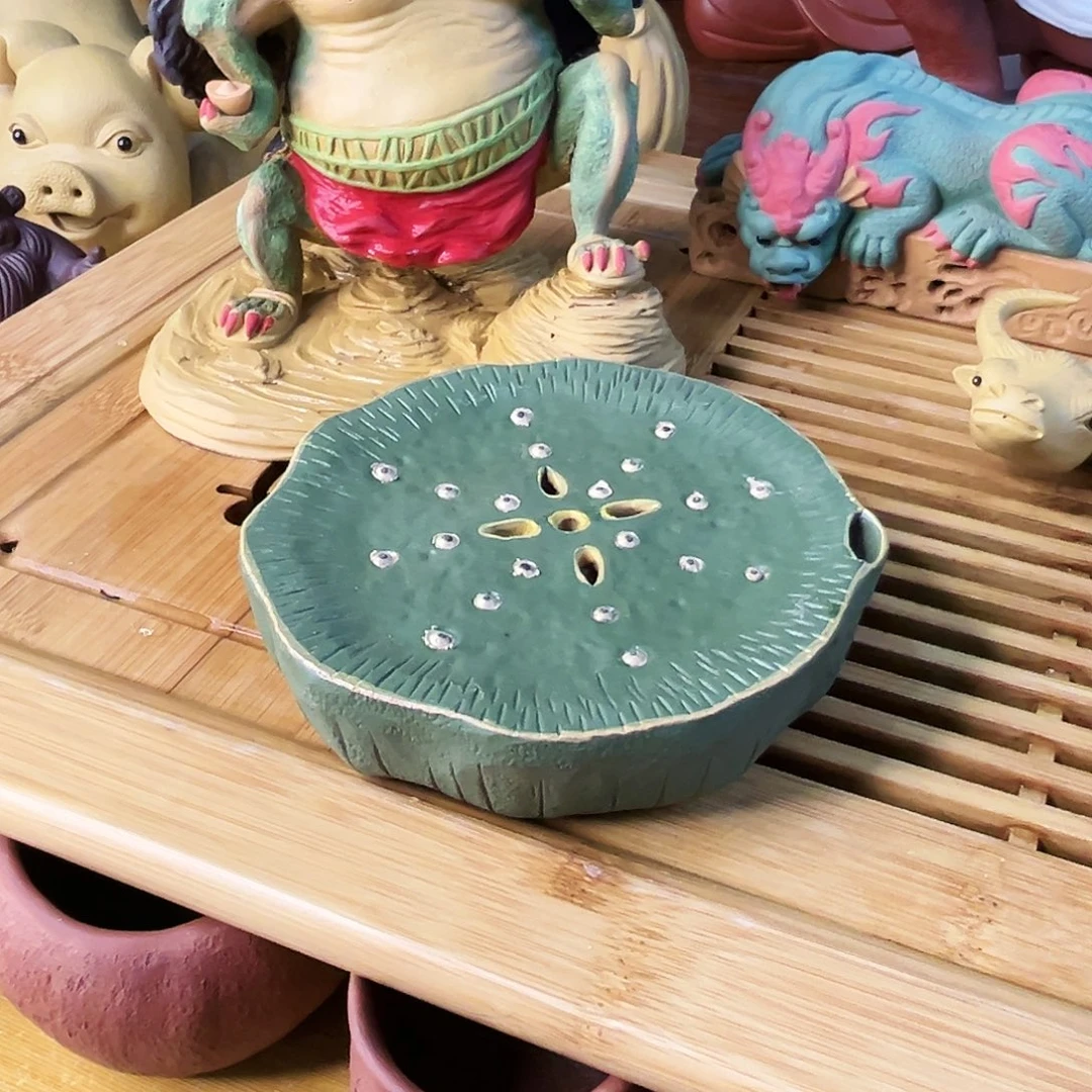 不***水紫砂茶宠莲子壶承精工纯手工