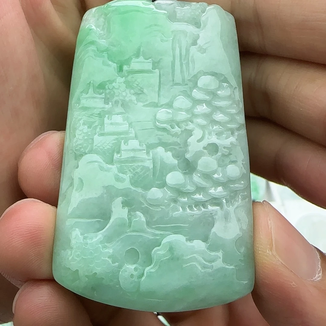 颈饰未镶嵌翡翠翡翠