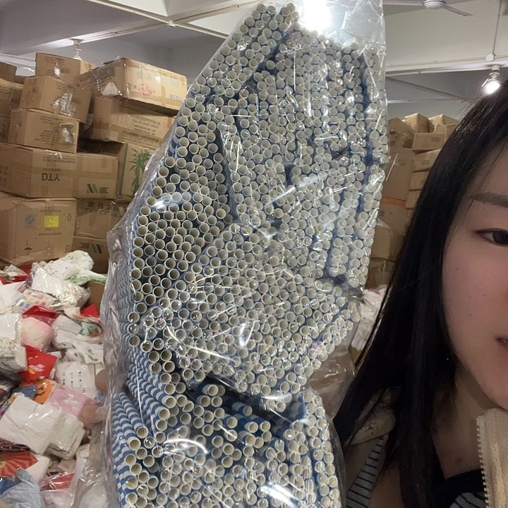 三醋酯纤维天丝棉蓝色吸管