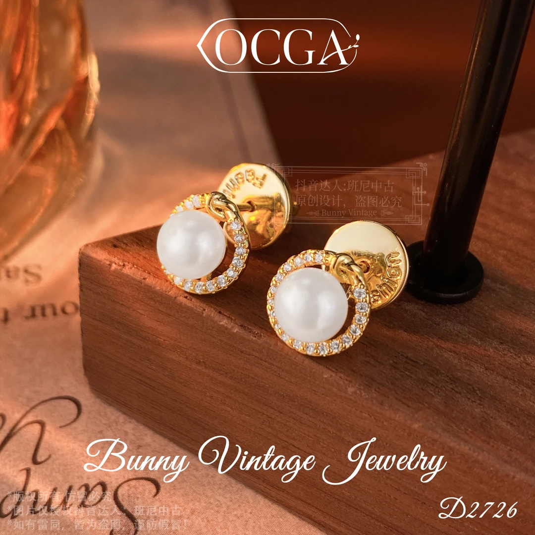 D2726 法【伦敦白领】秋冬OCGA 欧斯伽斯 耳环