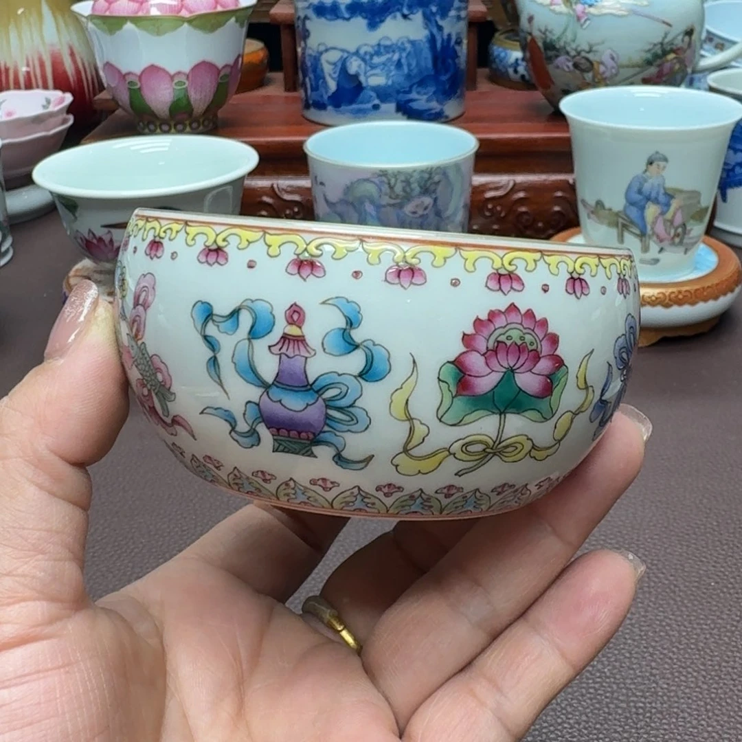 瓷片余***生景德镇仿古手工制作精品展示