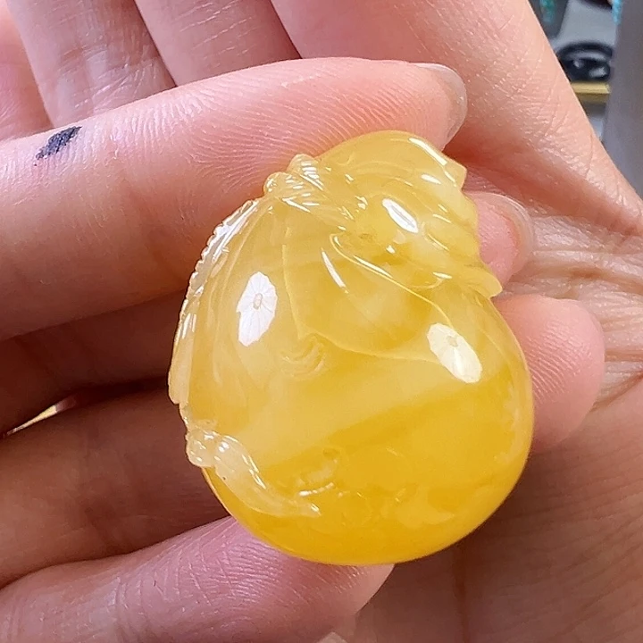 蜜蜡颈饰未镶嵌蜜蜡