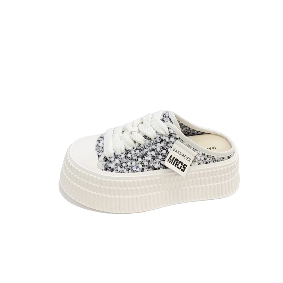 A108杜米亚厚底小香风饼干鞋半拖D8796061