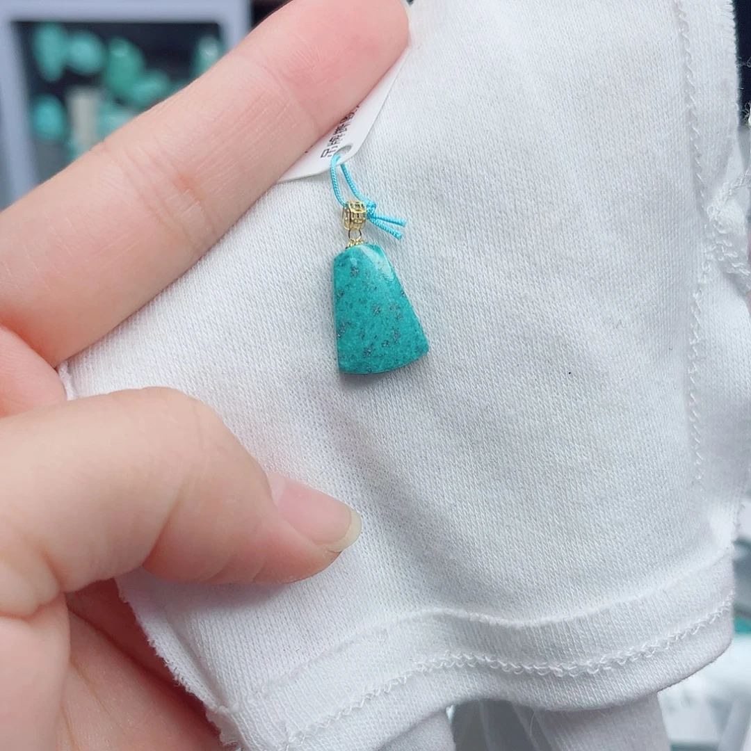 绿松石18K金镶嵌绿松石