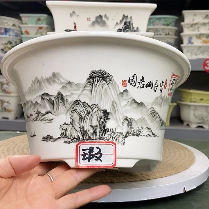 紫砂宜兴紫砂花盆