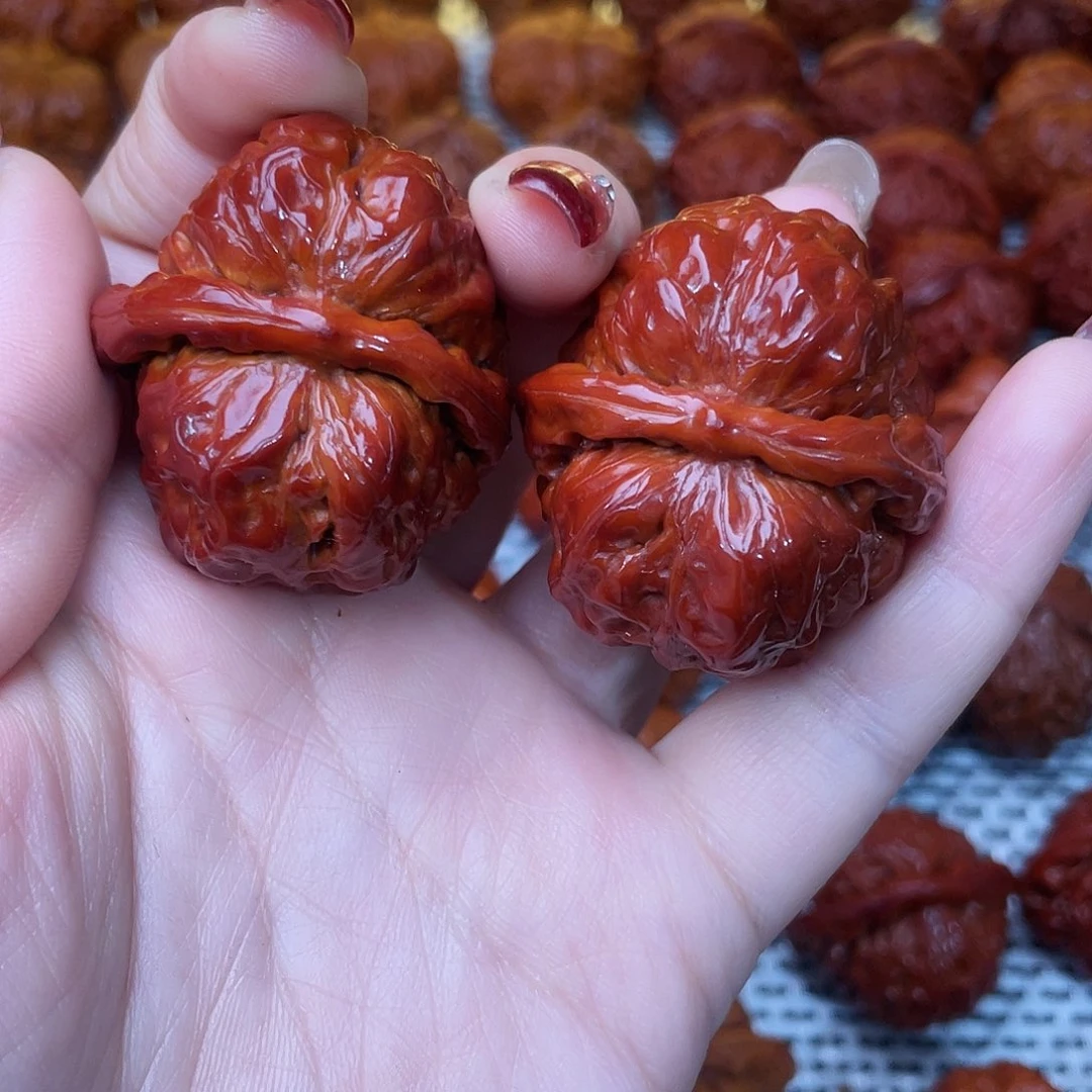 桃核吊坠文玩核桃 手把件 蛤蟆头 39