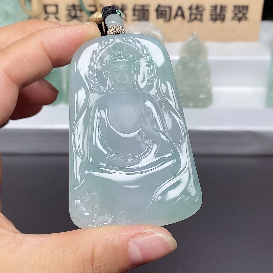 嘟***贝颈饰未镶嵌翡翠翡翠