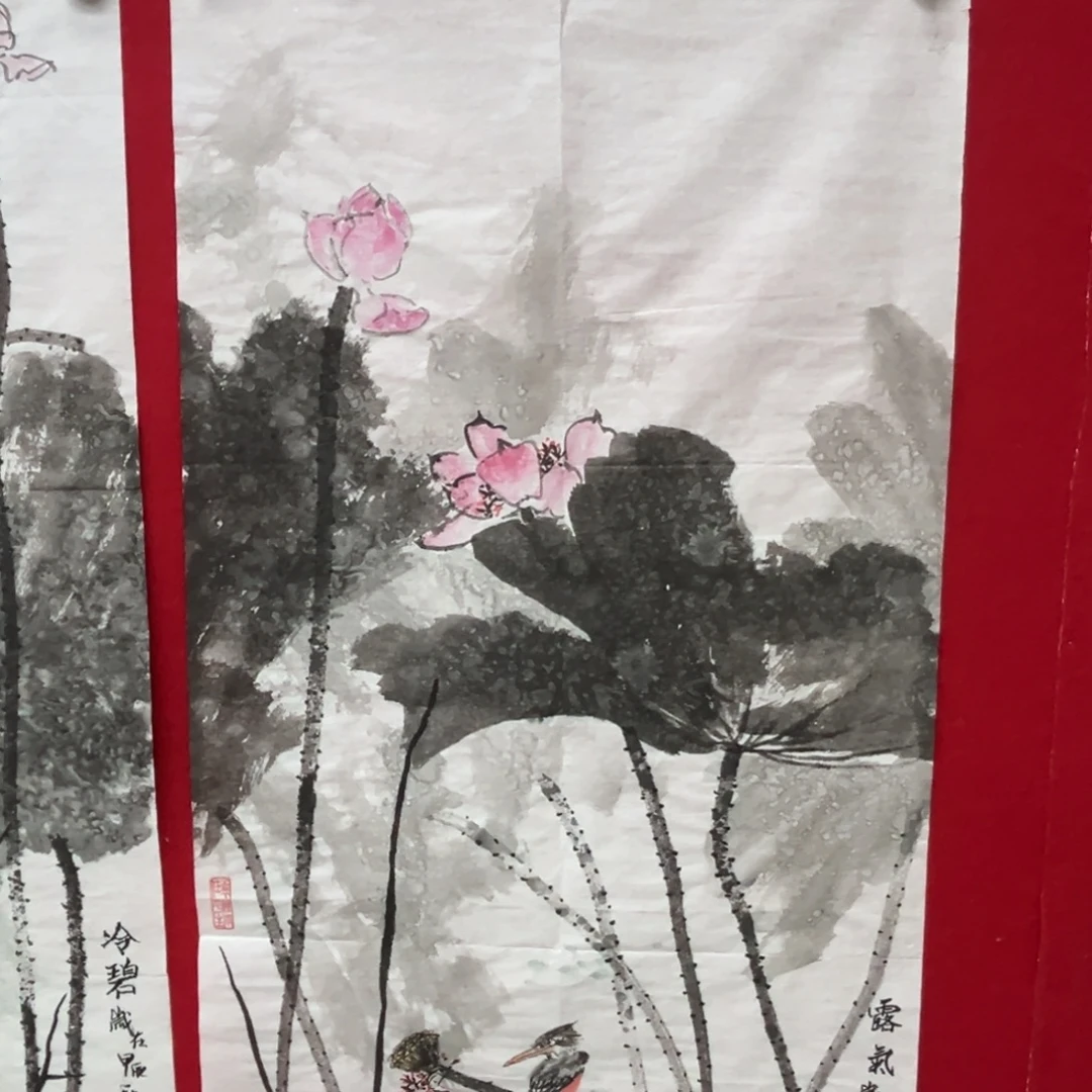 国画绘画作品多次三尺