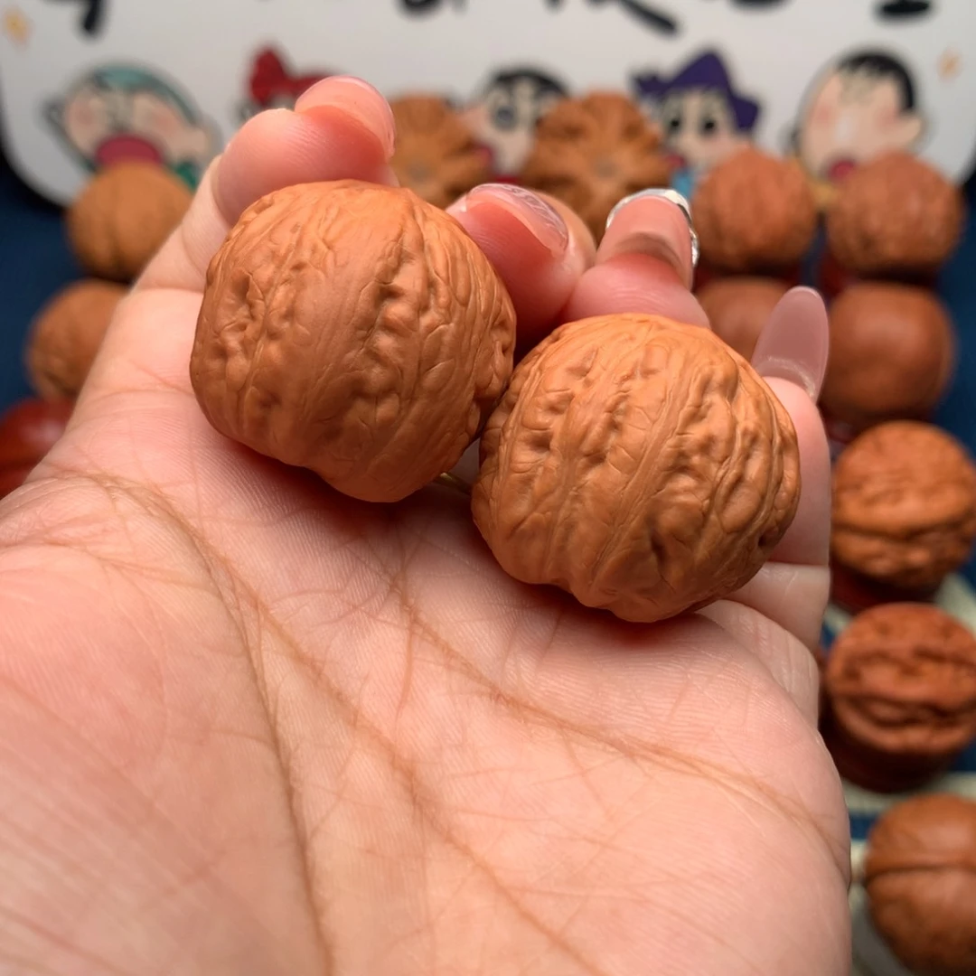 文玩核桃把件肉筋