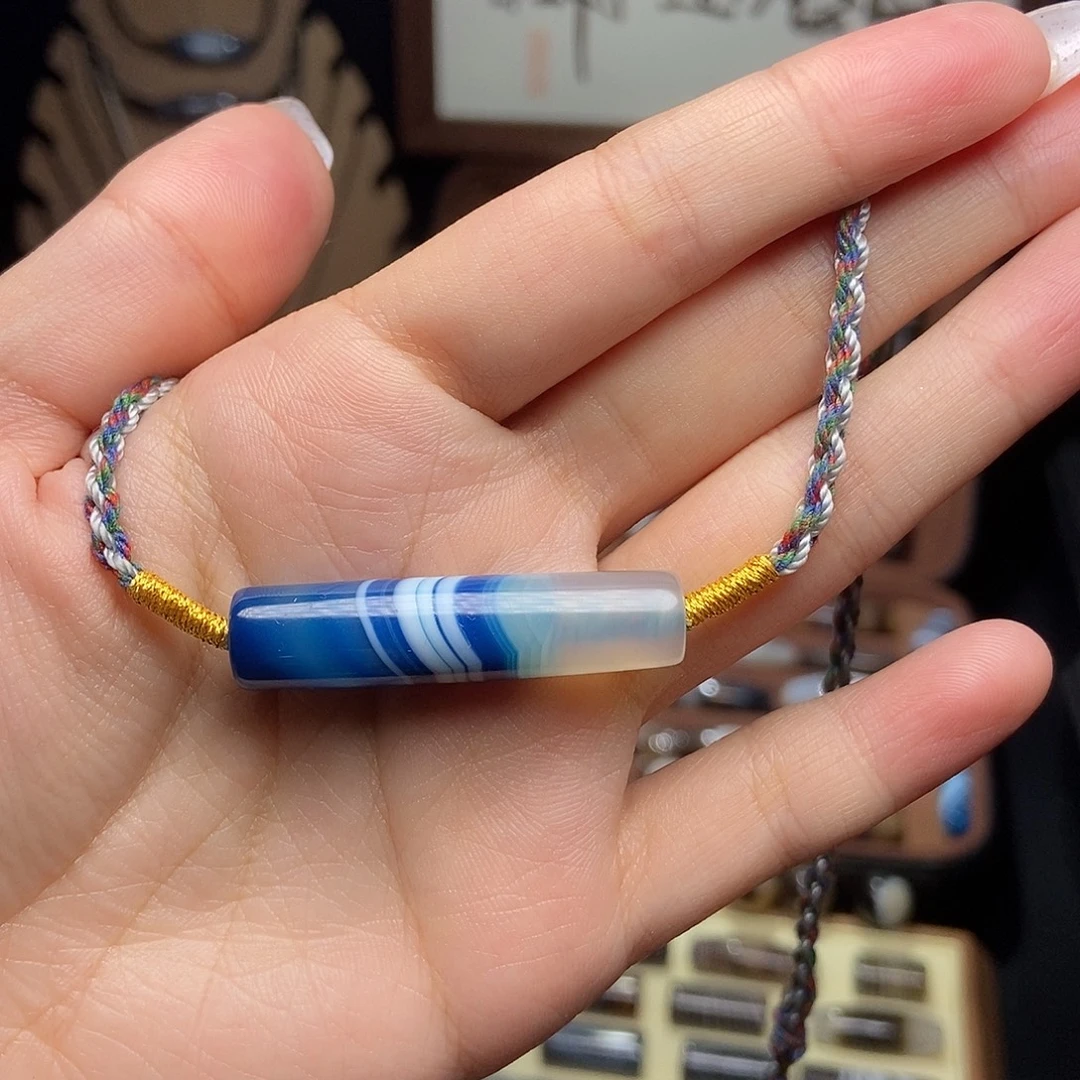 玛瑙/玉髓未镶嵌吊坠(赠链)