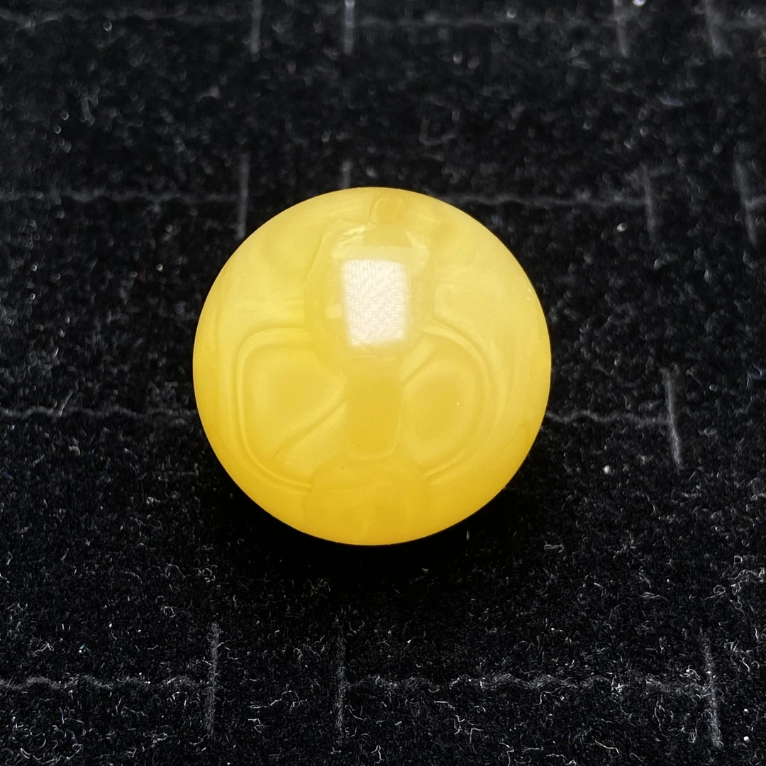 30号【星筠珠宝】23.6mm瓷白意境单珠珠宝玉石