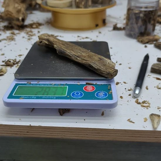 沉香碎屑沉香棋楠虫漏小料28克