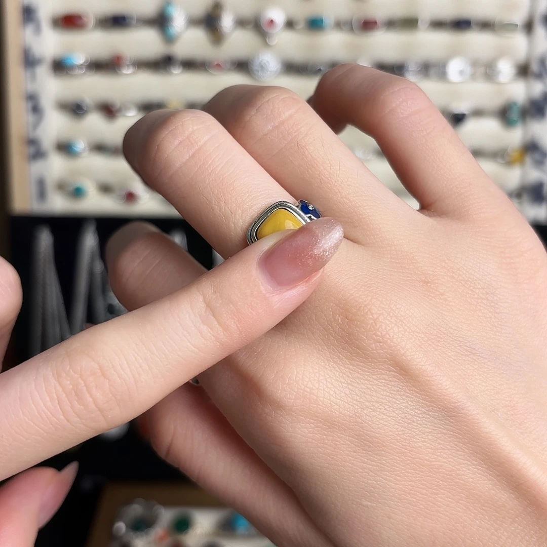 925银925银黄戒指