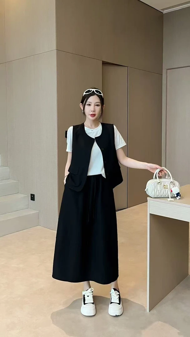 NFM女驸马新款休闲时尚三件套套装9928