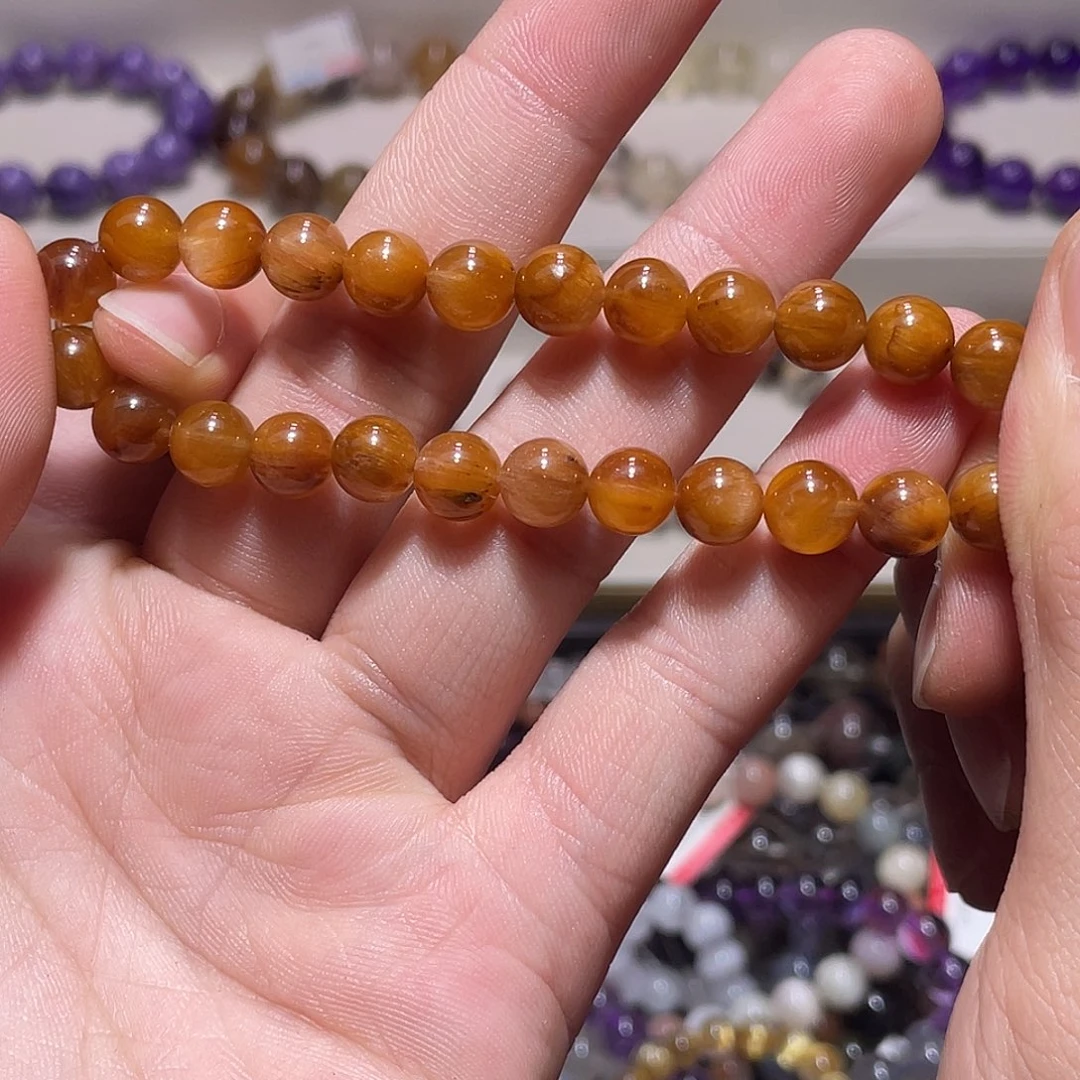 手链未镶嵌水晶黄兔毛7:6