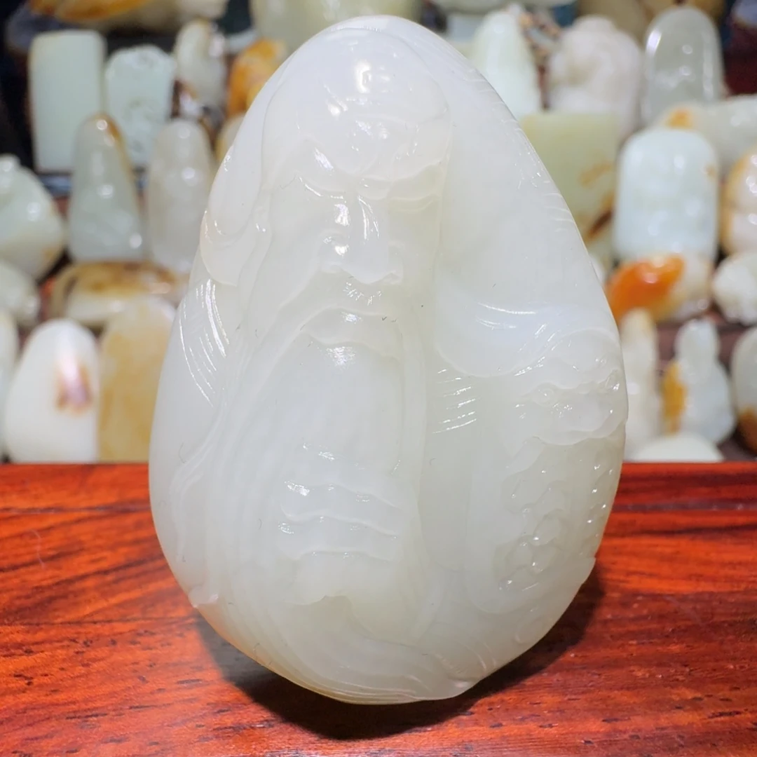 和田玉未镶嵌吊坠(不含链)