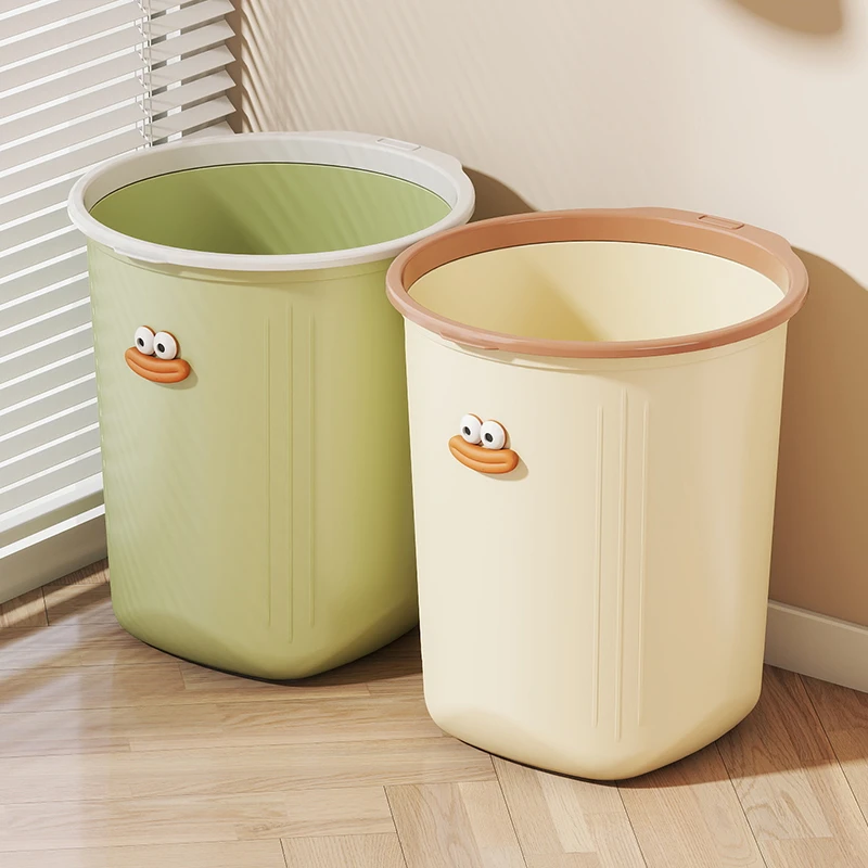 大号垃圾桶家用大容量高颜值轻奢卧室厨房新款带压圈简约客厅纸篓