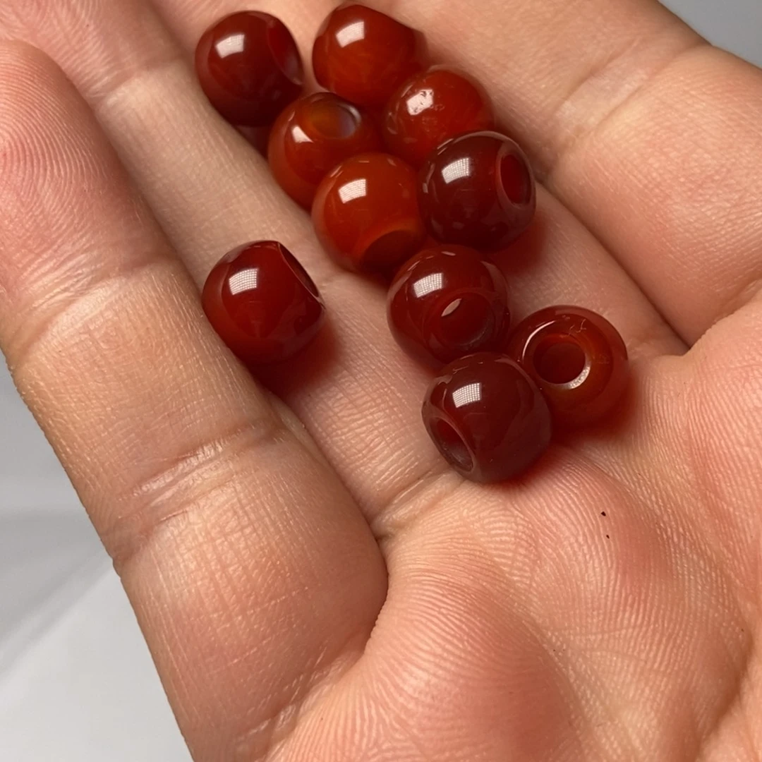 玛瑙/玉髓珠子未镶嵌10mm