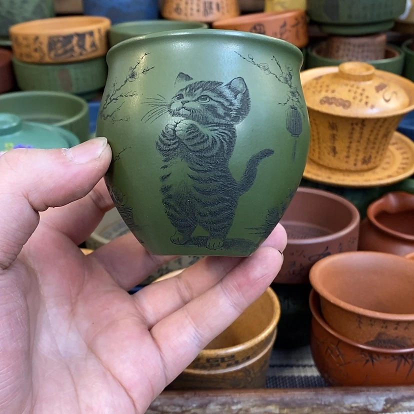 【闪购商品】紫砂杯子宜兴全手工紫砂杯