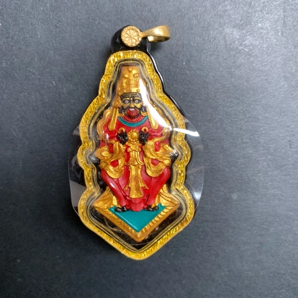 扎基拉姆立体亚克力擦擦纯手工手绘唐卡随身擦擦吊坠挂件唐卡吊坠