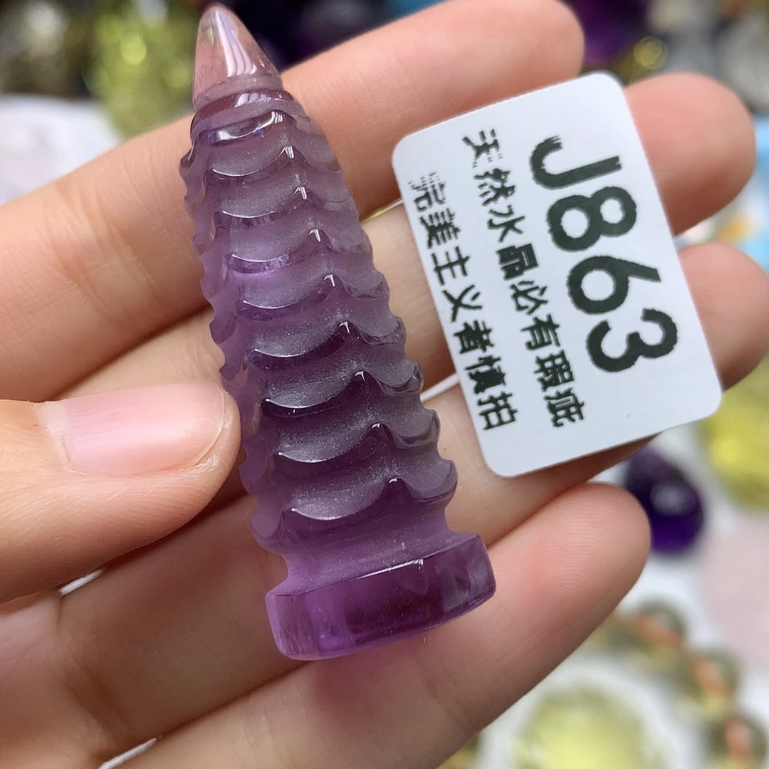 水晶珠宝半成品未镶嵌摆件