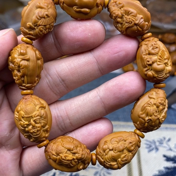 橄榄核手串/手链橄榄核雕工艺手串