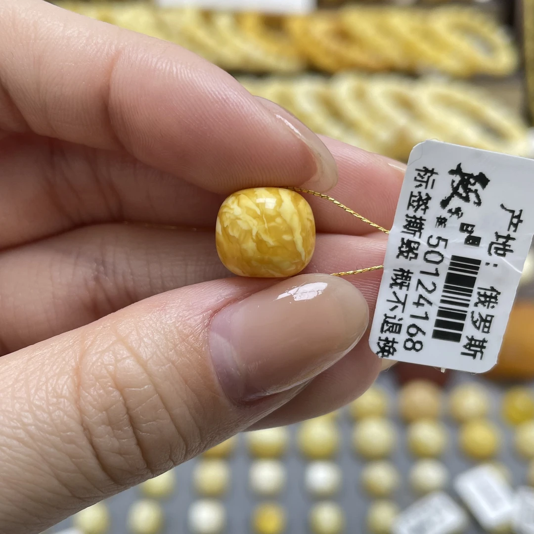 段掌柜臻选｜天然原矿蜜蜡氧化款白蜡虎皮千层雪老型11.4*10mm微瑕