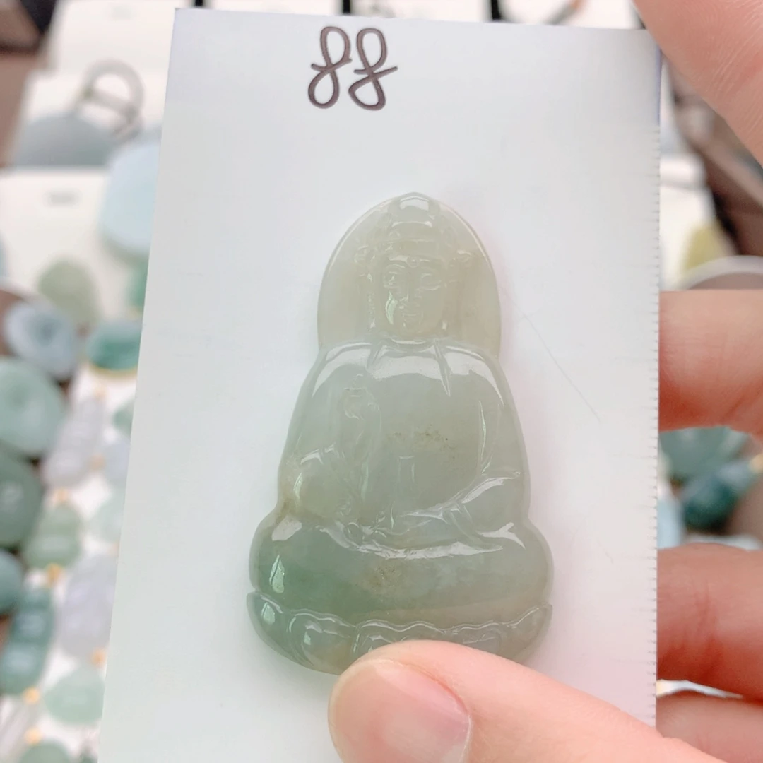 翡翠未镶嵌颈饰吊坠