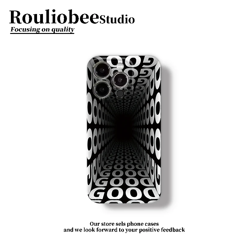 夕与空英文深渊适用苹果15/16promax菲林手机壳华为vivo小米oppo