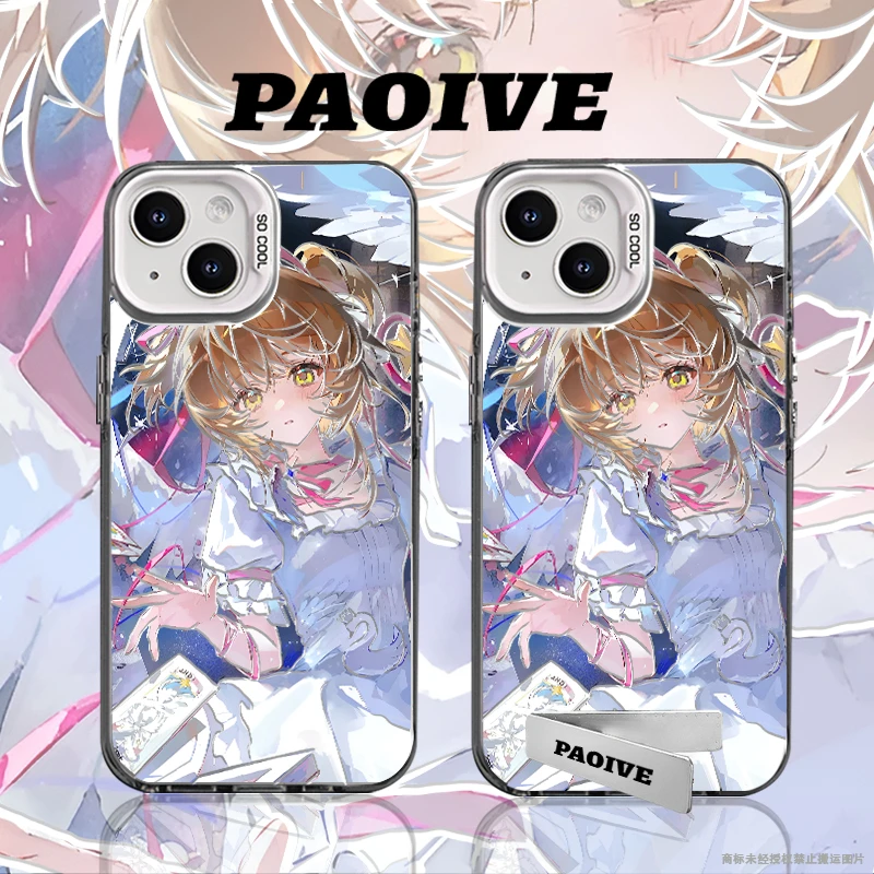 魔卡少女樱适用苹果华为vivoiPhone小米三星防摔彩银手机壳