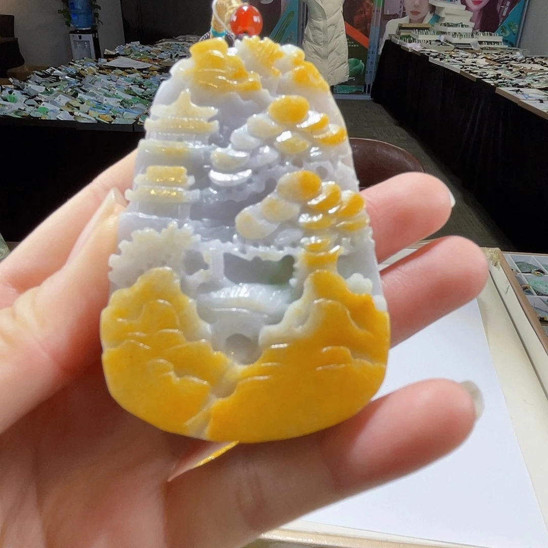 颈饰未镶嵌翡翠翡翠