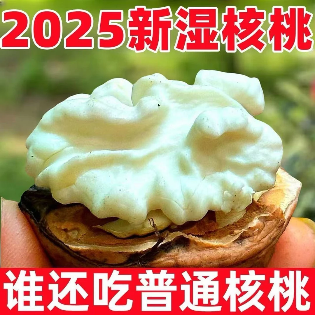 去青皮新鲜湿核桃山东农家老树核桃人工去皮无漂白孕妇零食
