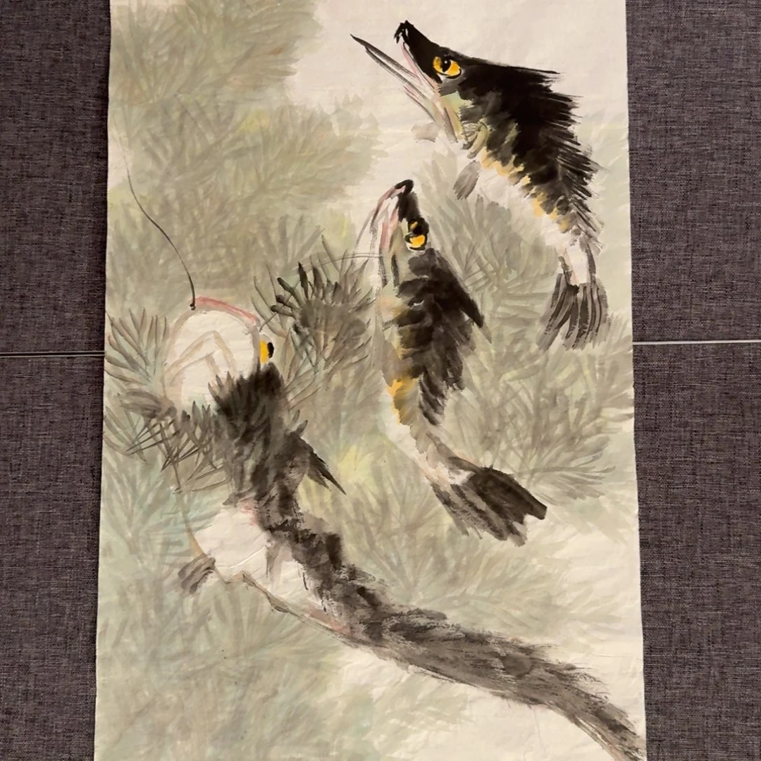 国画单老师作品画作