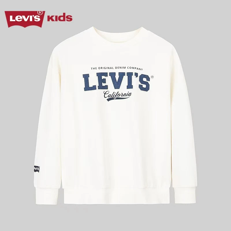 Levi's李维斯儿童上装日常穿搭装休闲舒适百搭套头卫衣 LV2512022