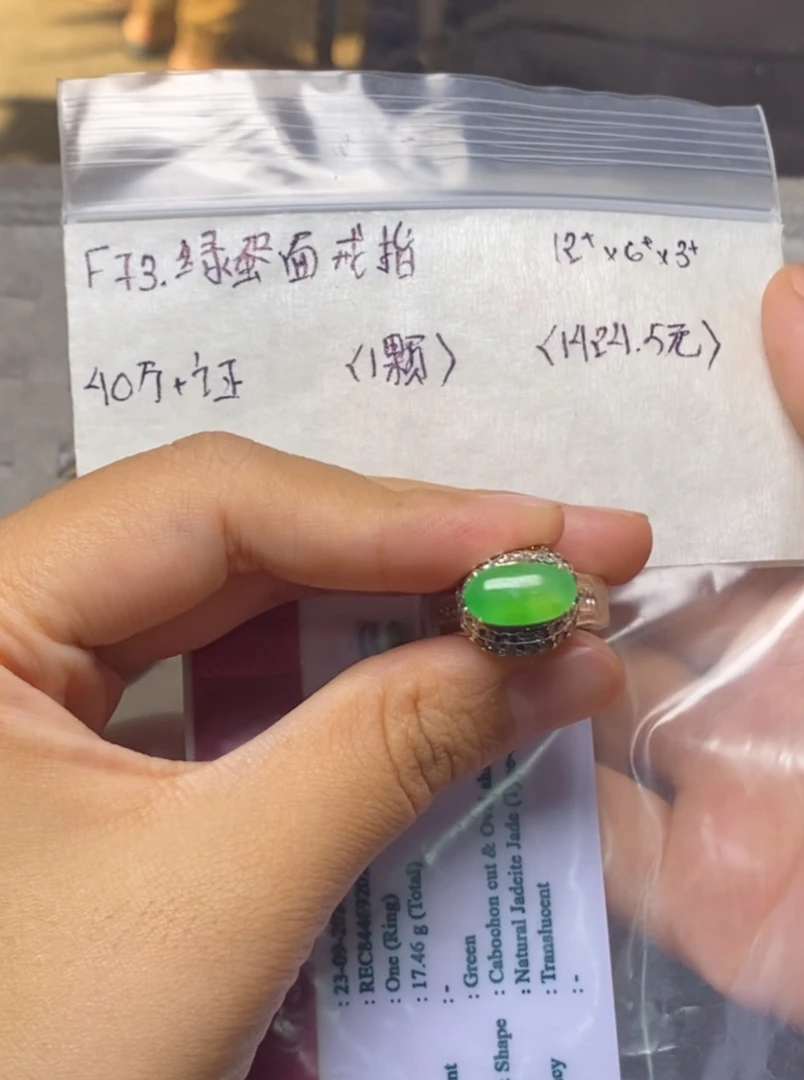 缅甸天然翡翠F73